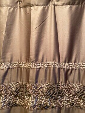 Croscill Fabric Shower Curtain Mosaic Design 70" X 75" Polyester